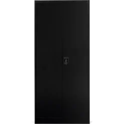Armoire de bureau en métal noir 80x180 cm