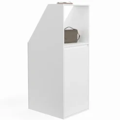 Armoire sous pente blanche 1 porte 1 niche
