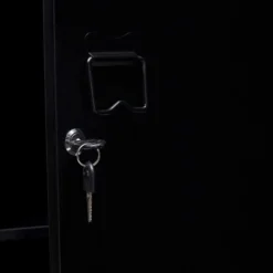 Armoire vestiaire métallique noire