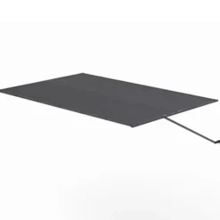 Auvent inclinable et réglable 250 x 150 cm pour pergola toit rétractable gris anthracite