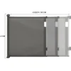 Barrière extensible pour chien et animaux domestiques 130cm grise