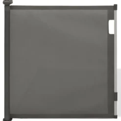 Barrière extensible pour chien et animaux domestiques 130cm grise