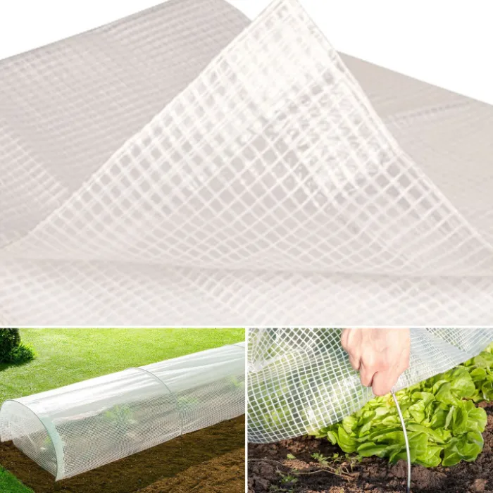 Bâche armée transparente 5x8 m renforcée