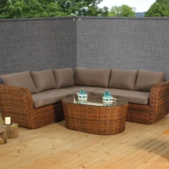 Brise vue gris 1,8 m x 10 m occultant 400 gr/m²