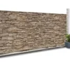 Brise vue imitation pierre 1,2 x 10m