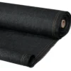 Brise vue 1 m x 10 m noir occultant 220 gr/m²