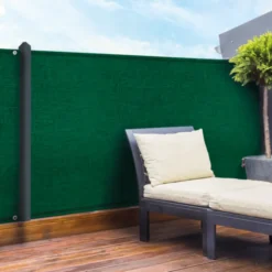 Brise vue 1,20m x 10m vert occultant 90g m²