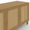 Buffet bas vintage effet cannage