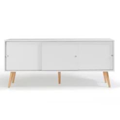 Buffet scandinave bois blanc EFFIE