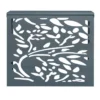 Cache climatiseur en métal gris anthracite protection unité extérieur 95 x 50 x 80 cm