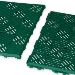 Caillebotis extérieur en plastique vert