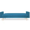 Canapé bleu canard scandinave 3 places convertible