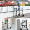 Échafaudage roulant et pliable hauteur de travail 2,5m