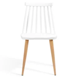 Chaises à barreaux blanches style scandinave
