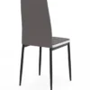 Chaises de salle à manger grises et blanches ROMANE