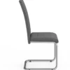 Chaises design gris anthracite pour salle à manger
