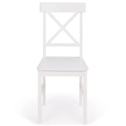 Chaises en bois blanc lot de 4