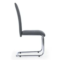 Chaises grises design pour salle à manger MIA