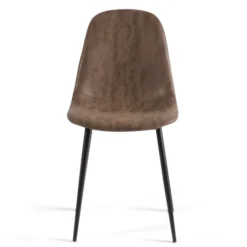 Chaises marron vintage