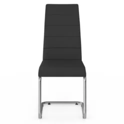 Chaises noires design pour salle à manger MIA
