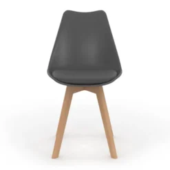 Chaises scandinaves 4 couleurs : gris foncé, gris clair, noir et blanc