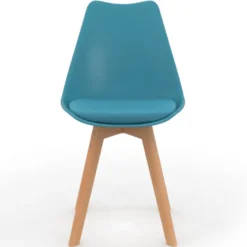 Chaises scandinaves 4 couleurs : pastel rose, blanc, gris clair et bleu