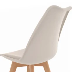 Chaises scandinaves mix color terracotta, gris, beige