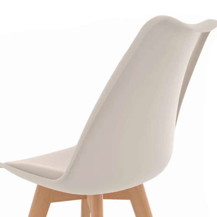 Chaises scandinaves mix color terracotta, gris, beige