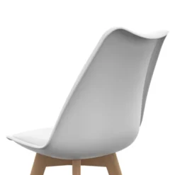 Chaises scandinaves mix color : gris, blanc, noir et patchworks