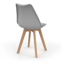 Chaises scandinaves mix color grises, blanches et noires