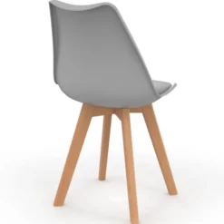 Chaises scandinaves mix color vertes, grises et blanches