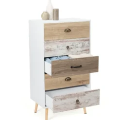 Chiffonnier scandinave 5 tiroirs