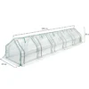 Châssis serre de jardin 3m blanche