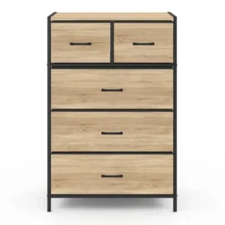 Commode 5 tiroirs en tissu industrielle