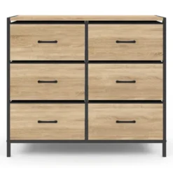Commode 6 tiroirs en tissu industrielle