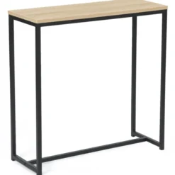 Console industrielle bois et métal