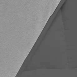 Couette polaire biface 140x200 cm gris clair et foncé