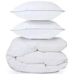 Couette 240x220 + 2 oreillers en plume d’oie