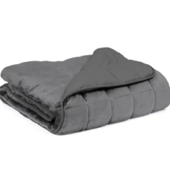 Couverture lestée 7kg 150x200 cm gris clair et gris foncé