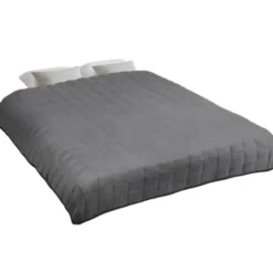 Couverture lestée 7kg 150x200 cm gris clair et gris foncé