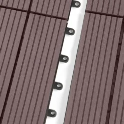 Dalles composite clipsables 30x30 cm pour terrasse