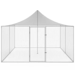 Enclos poulailler 3 x 4 m de 12 m2 en acier galvanisé
