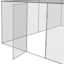 Enclos poulailler 3 x 4 m de 12 m2 en acier galvanisé