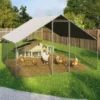 Enclos à poules 9m2 parc grillagé 3x3m