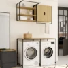 Ensemble pour machine à laver et sèche-linge design industriel