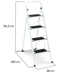 Escabeau 4 marches pliable