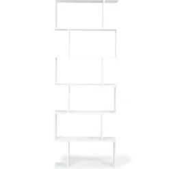 Etagère blanche en S 6 niveaux