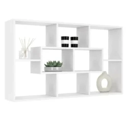 Etagère murale blanche
