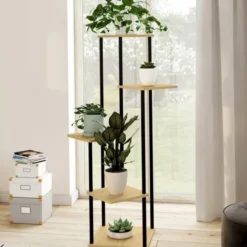 Etagère porte plante design industriel