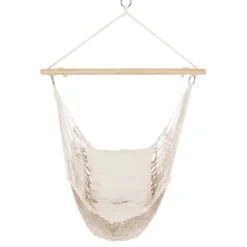 Fauteuil suspendu macramé